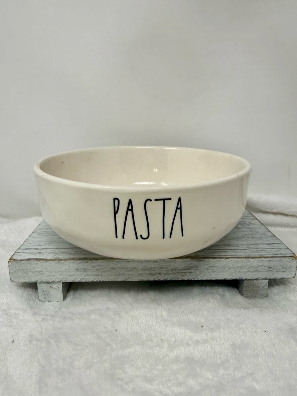 Rae Dunn White Pasta Bowls - Set of Two BRAND NEW!!